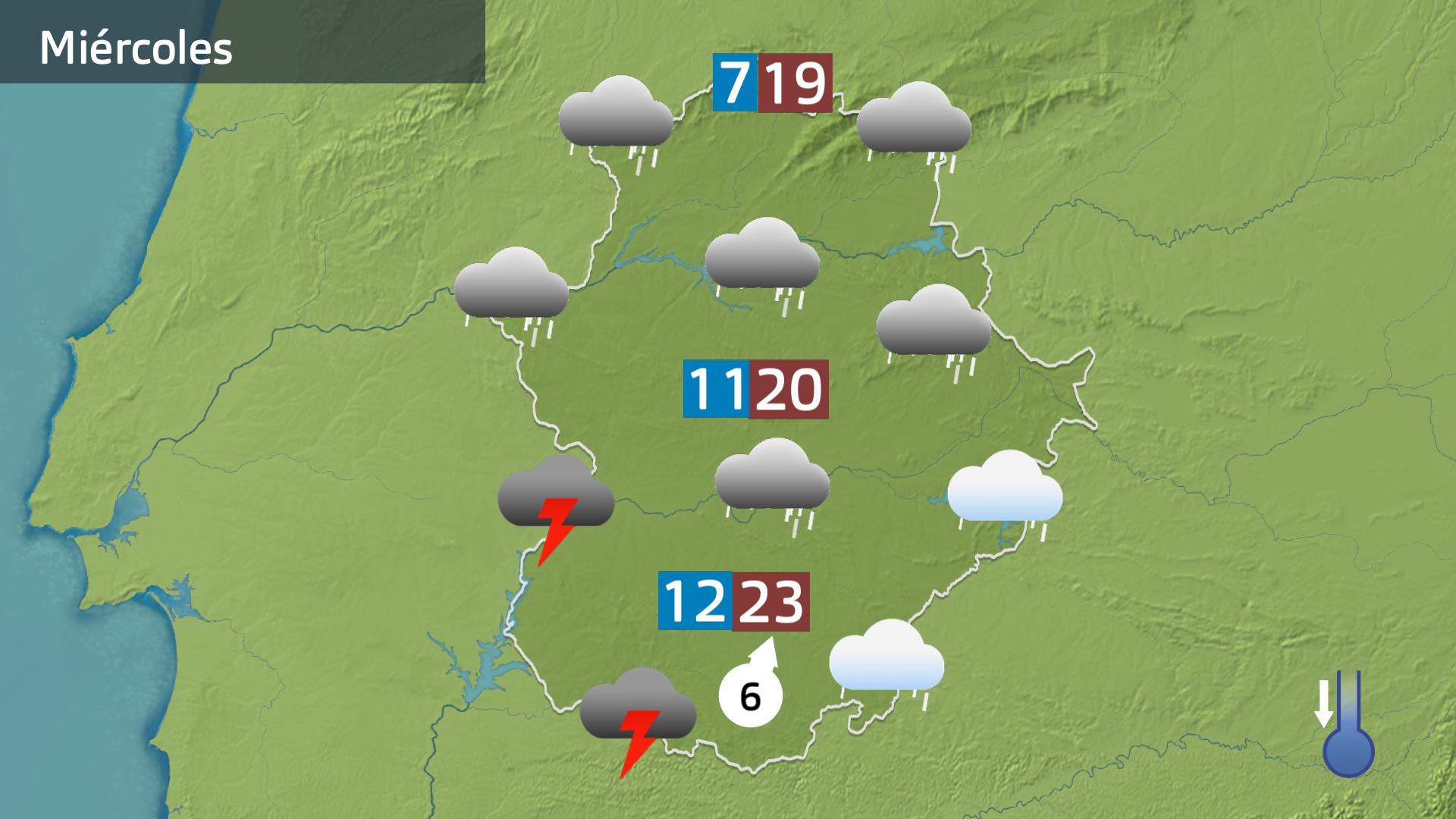 Previsión Extremadura