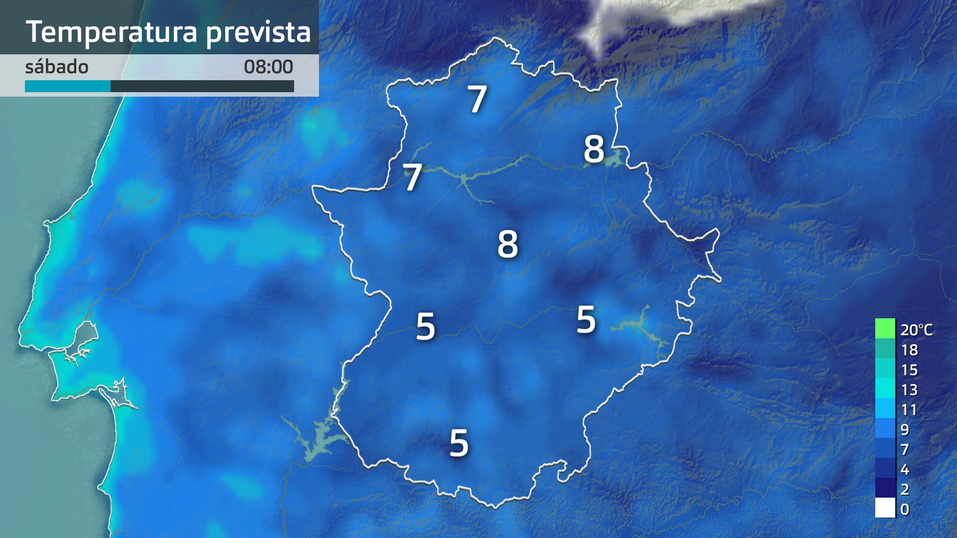 Temperatura mínima prevista