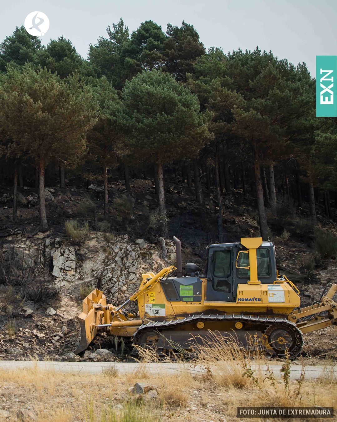 Incendios forestales en Extremadura