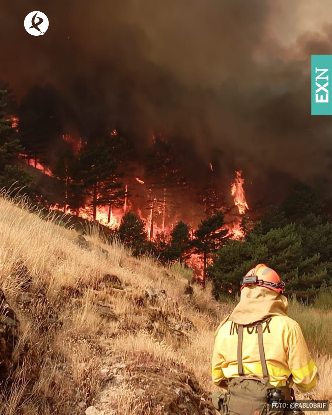 Incendios forestales en Extremadura