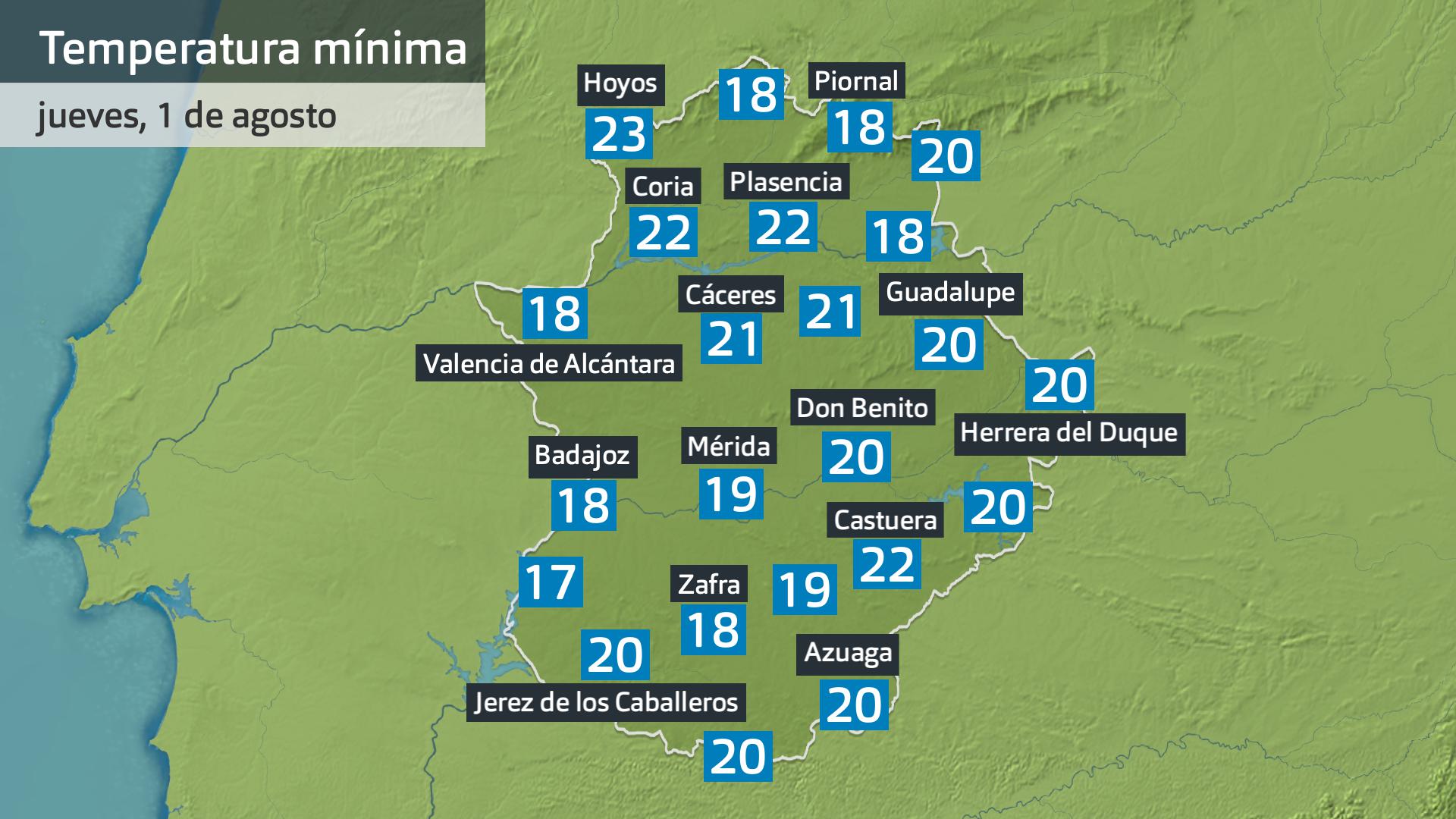 Prevision Extremadura