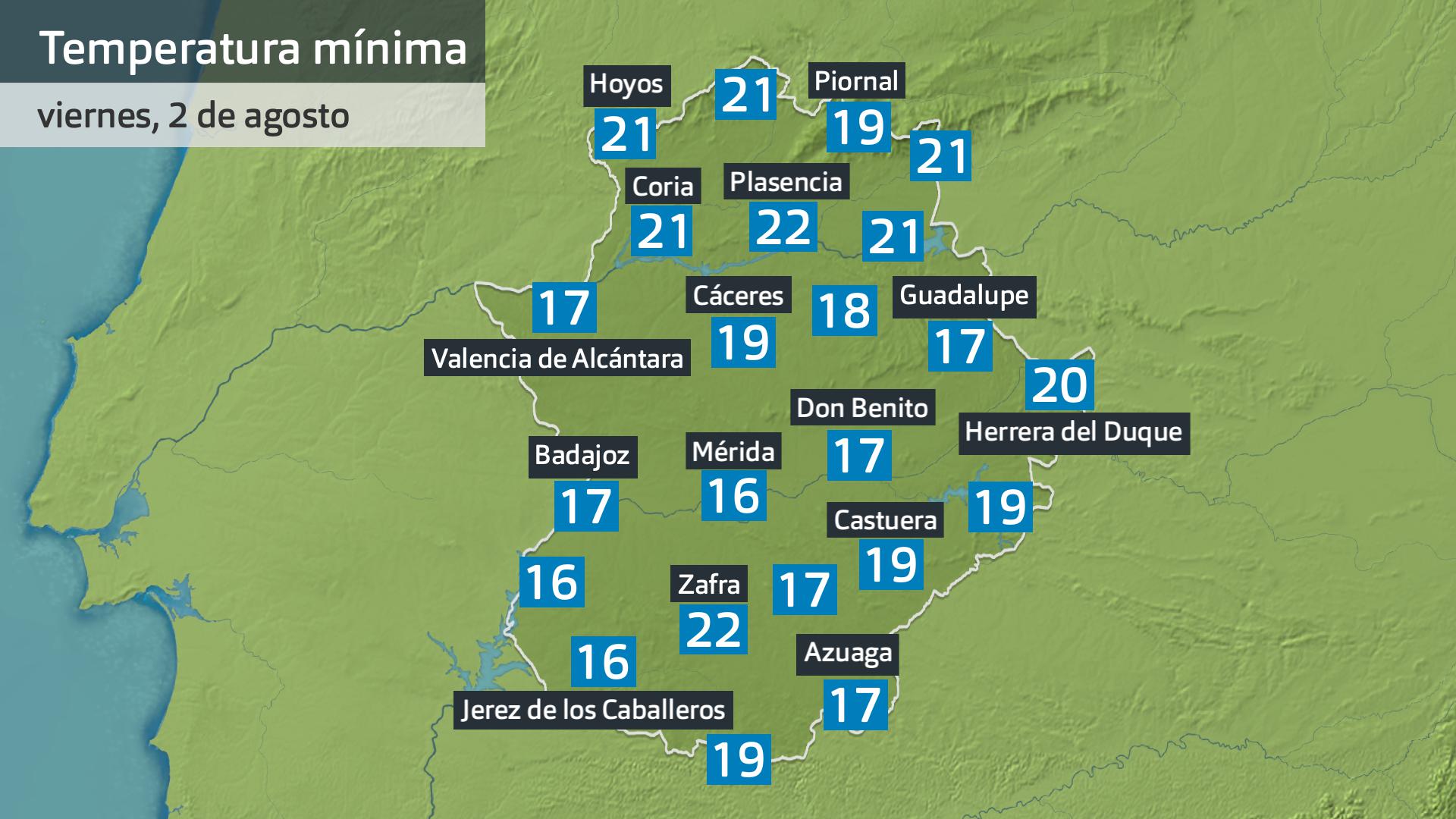 Prevision Extremadura