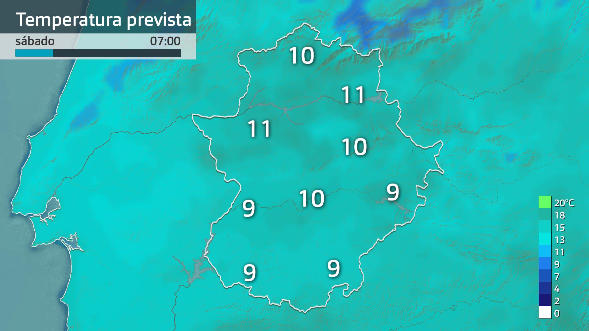 Temperatura mínima prevista