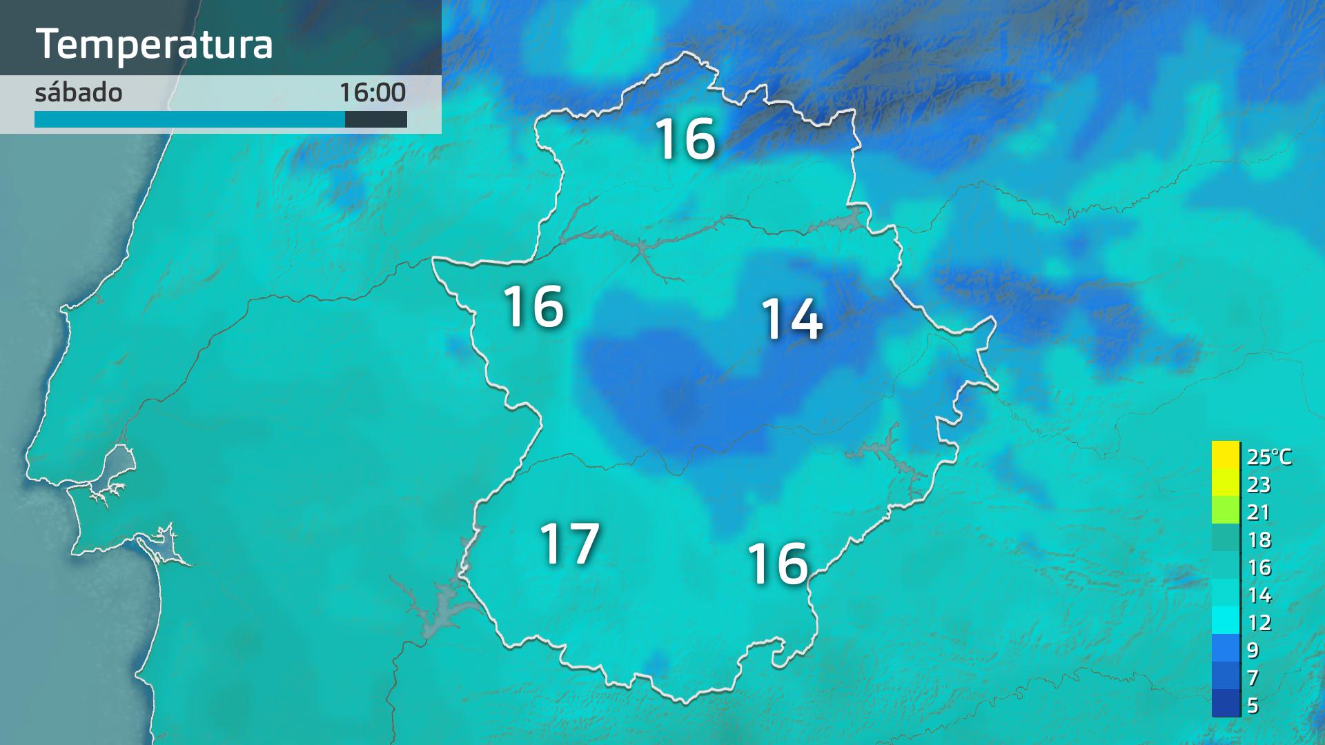 Temperatura máxima prevista