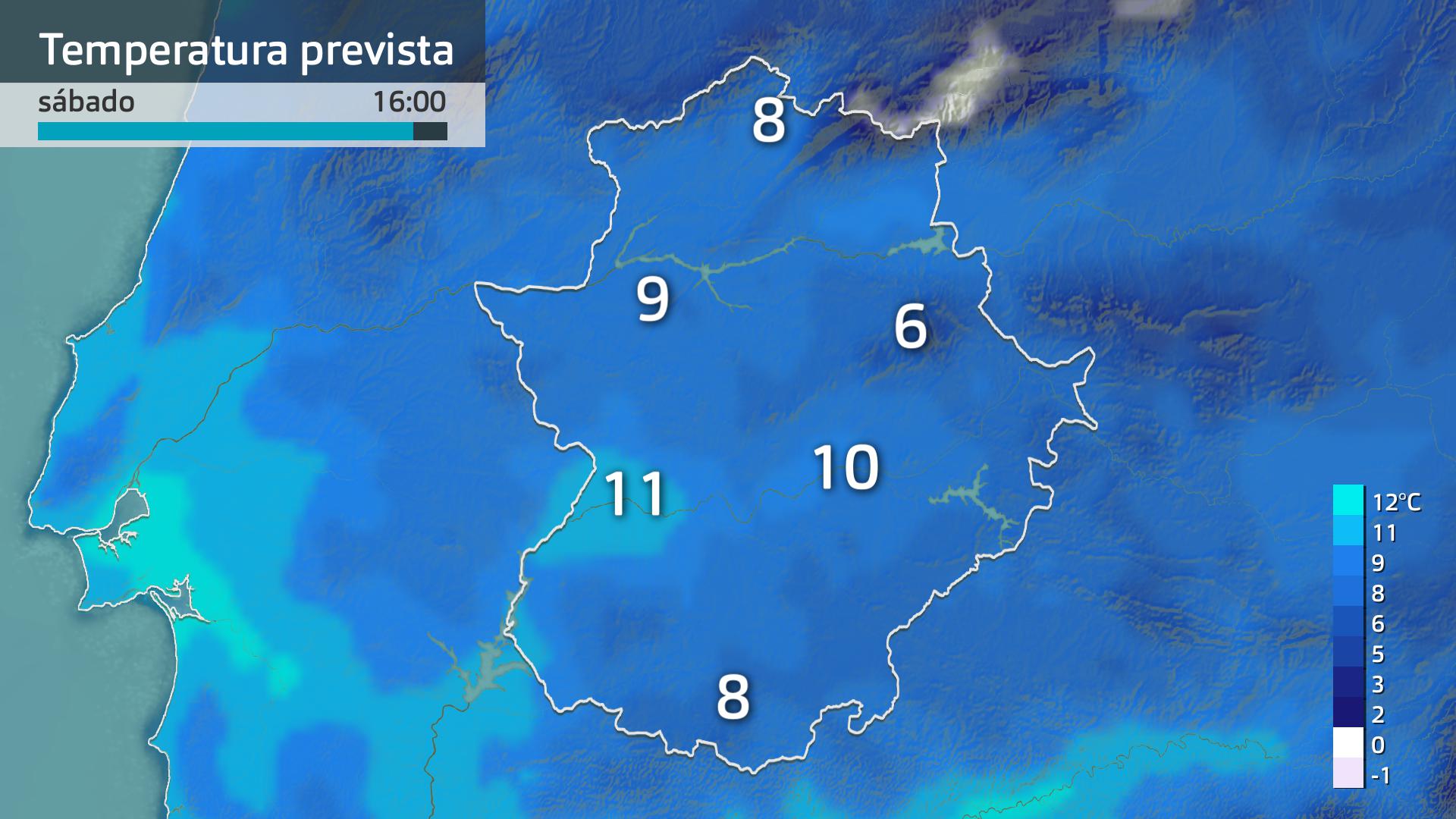 Temperatura máxima prevista