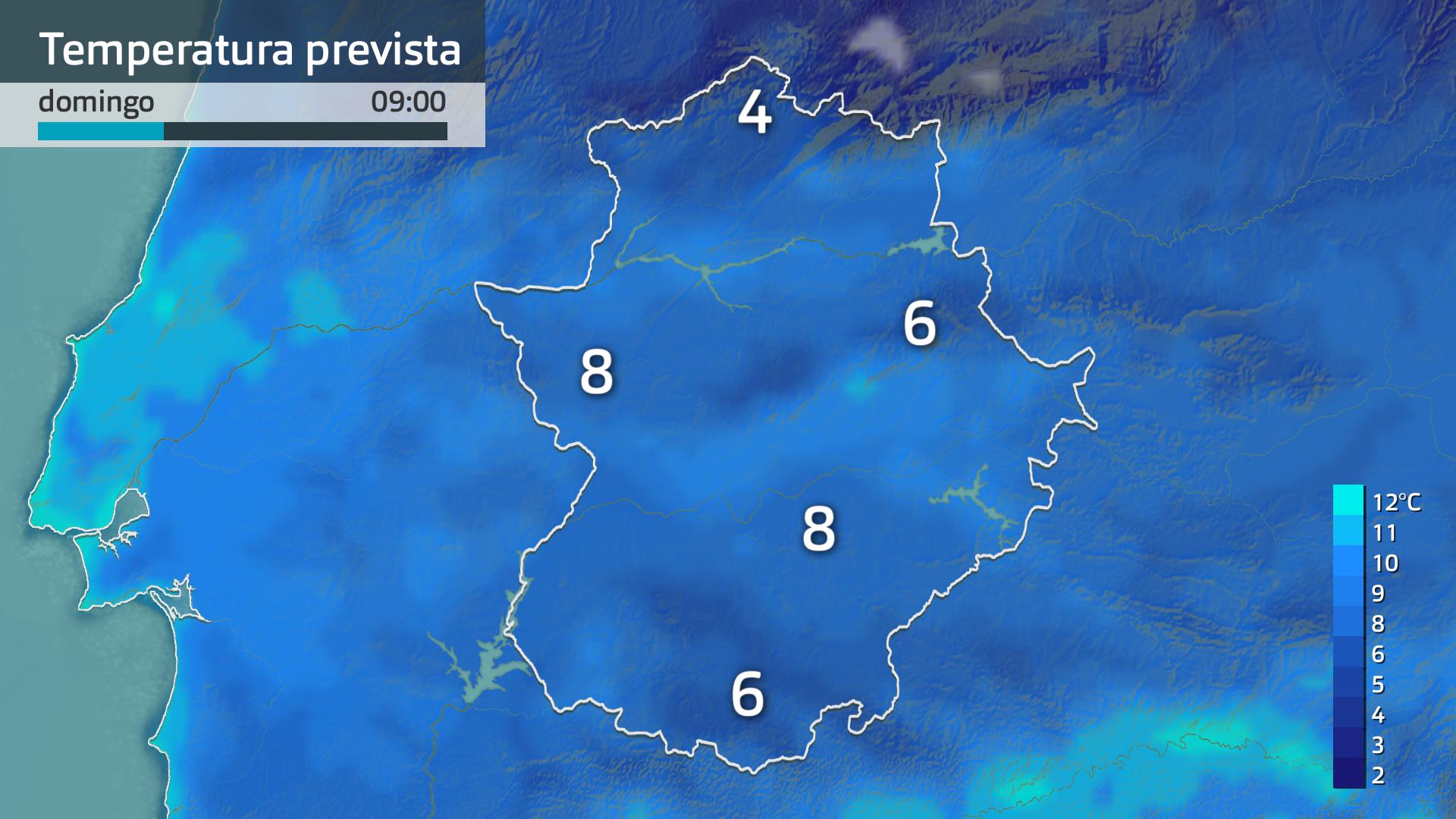Temperatura mínima prevista