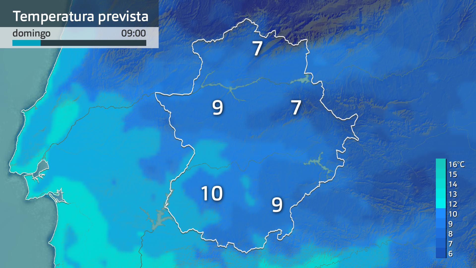 Temperatura mínima prevista