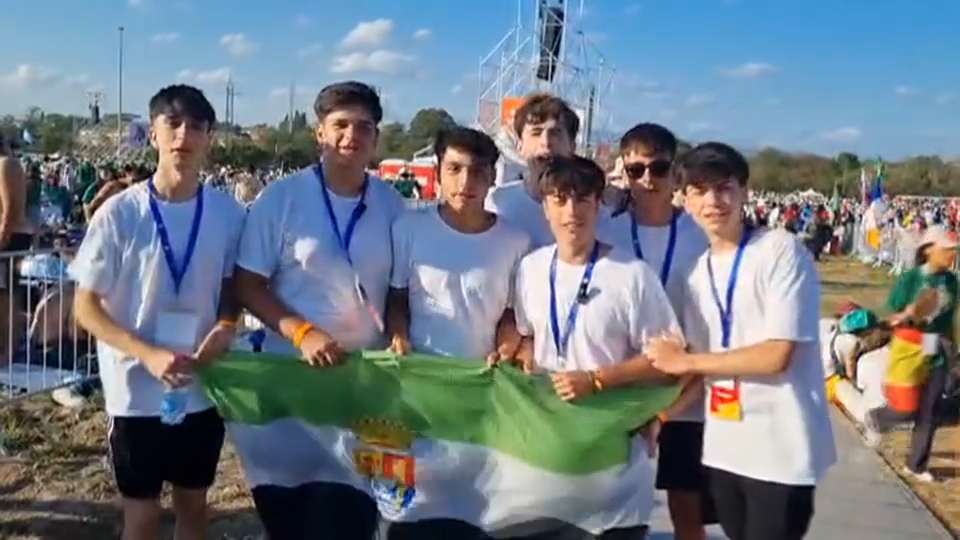 Unos 1.500 extremeños participan en el Jubileo de los Jóvenes en Roma 