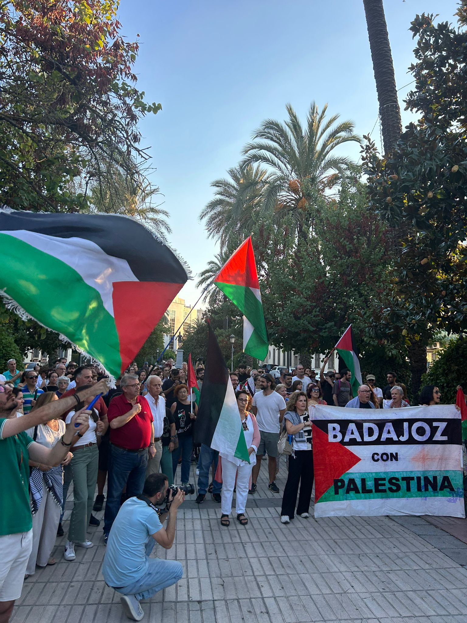 PROTESTA EN BADAJOZ POR PALESTINA