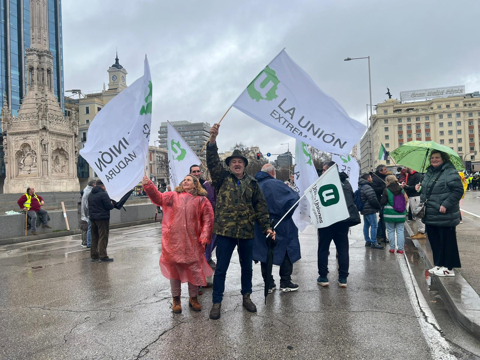 Manifestantes en Madrid