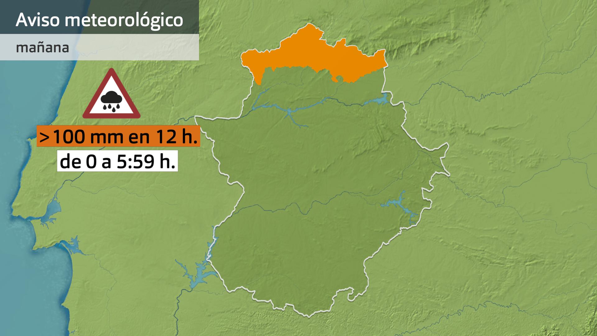 Aviso meteorológico 14 de noviembre