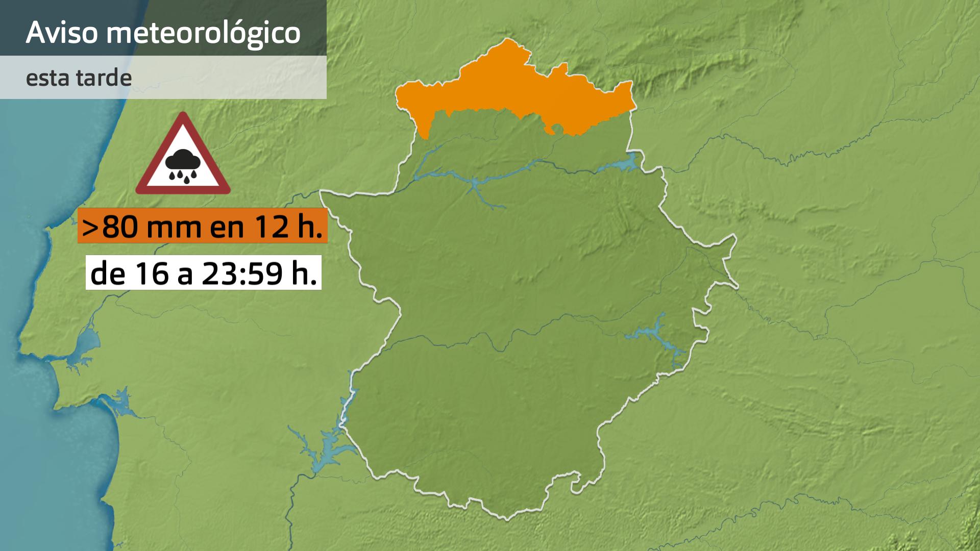 Aviso meteorológico (Aemet) para hoy viernes 7 de marzo