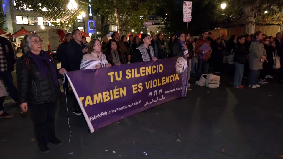Manifestación del 25N en Badajoz