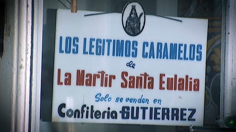 Caramelos de la mártir en la confitería Gutiérrez