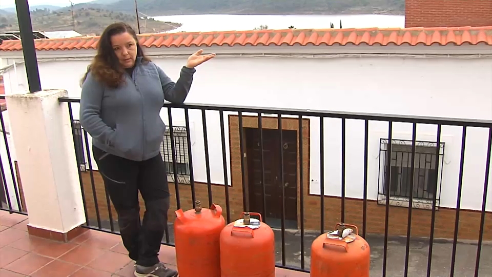 Carolina, vecina de Alange