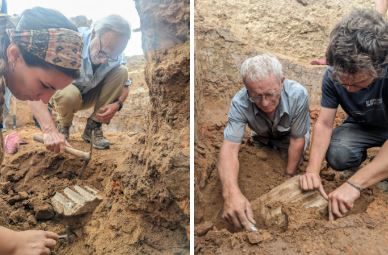 Los primeros fragmentos aparecieron el pasado 13 de junio. Los últimos, hace unos días. Imagen: Construyendo Tarteso