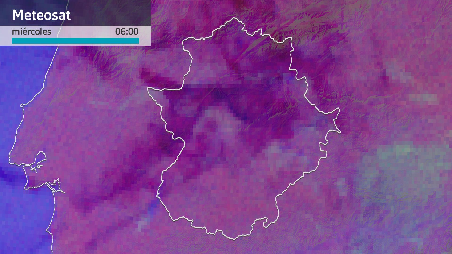 Imagen del Meteosat miércoles 27 de noviembre 6 h.