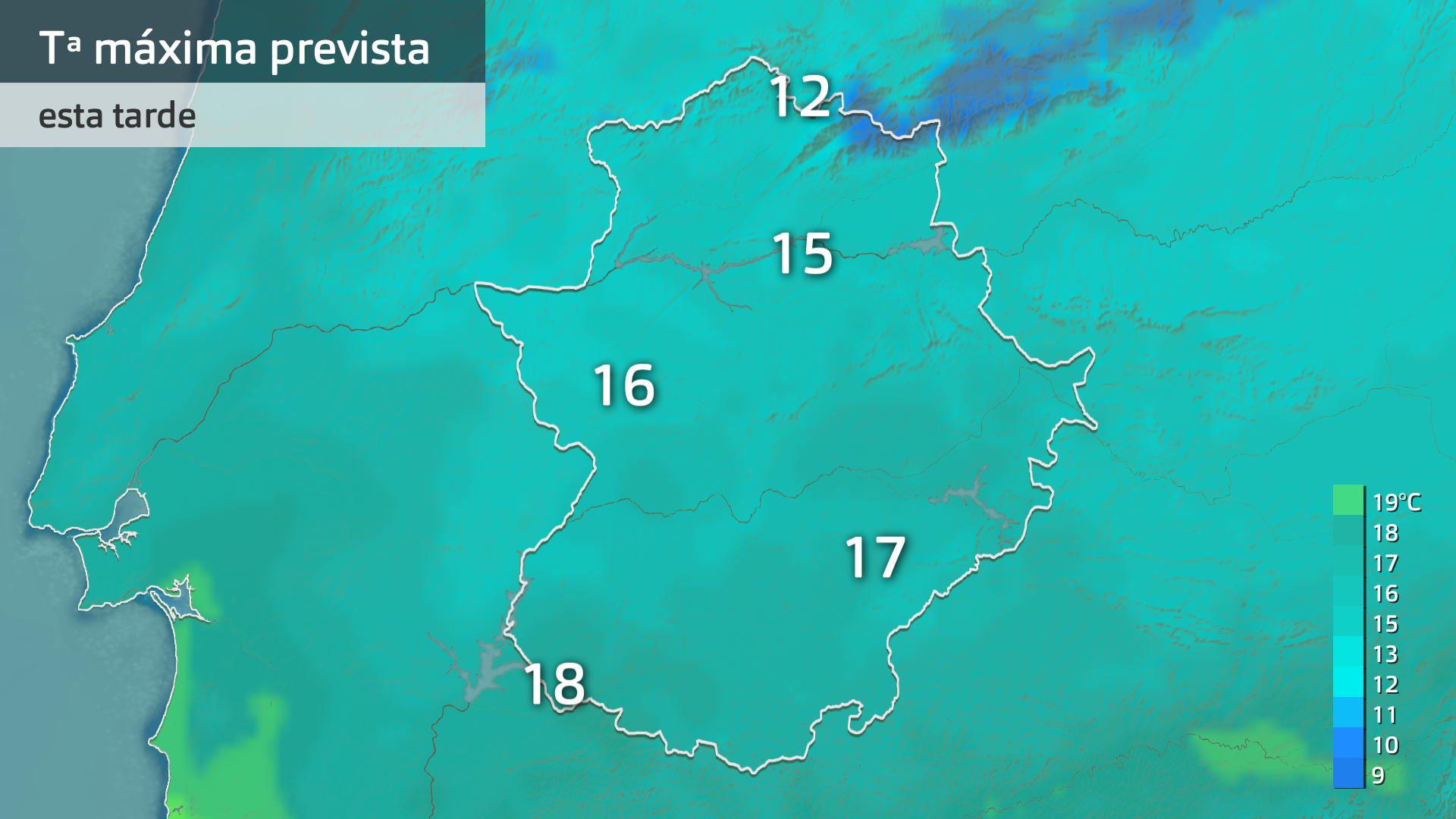 Temperatura máxima prevista para hoy miércoles 27 de noviembre