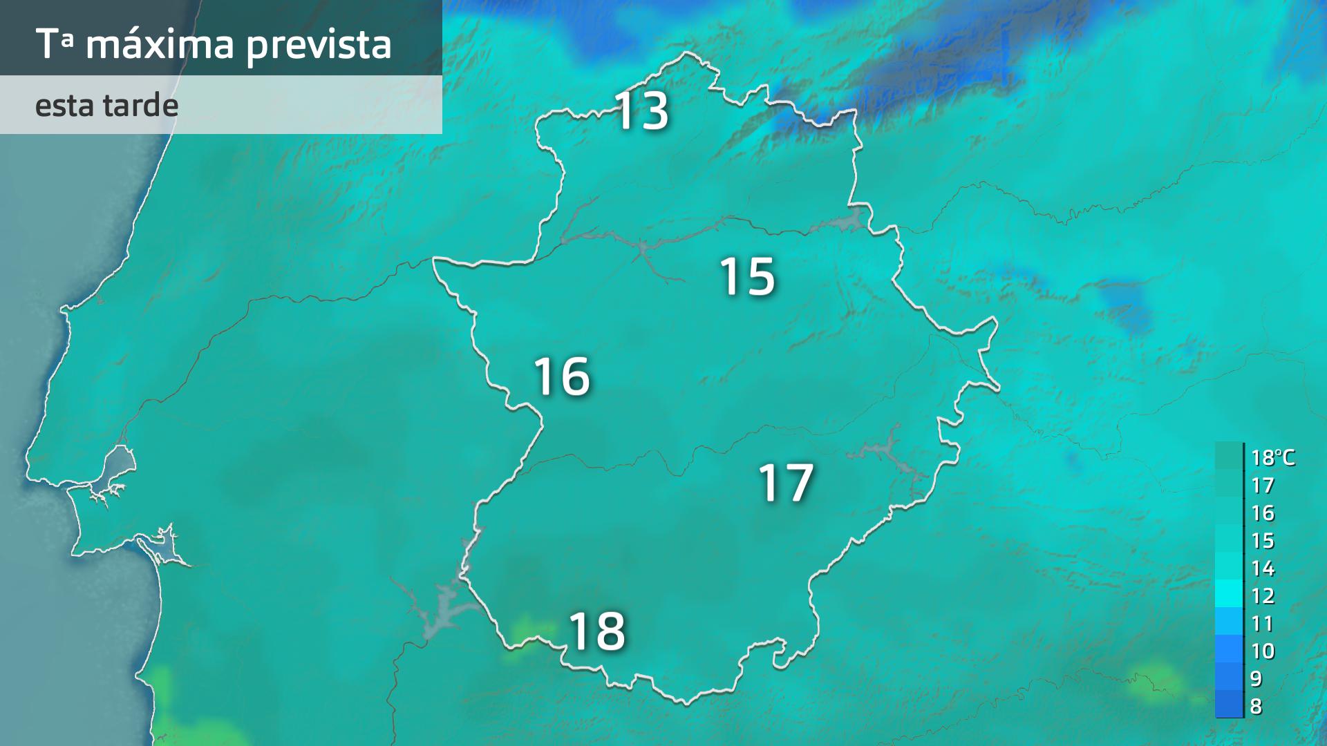 Temperatura máxima prevista para hoy viernes 27 de diciembre