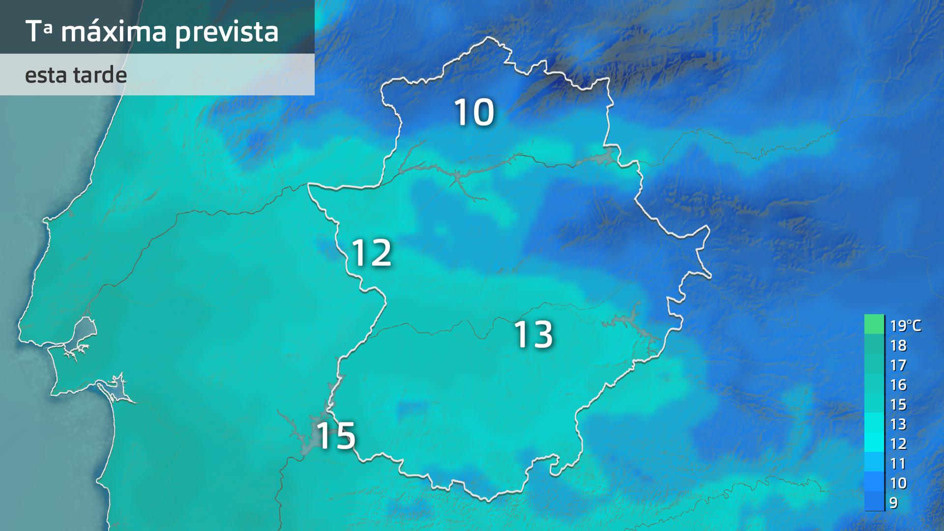 Temperatura máxima prevista para hoy martes 7 de enero