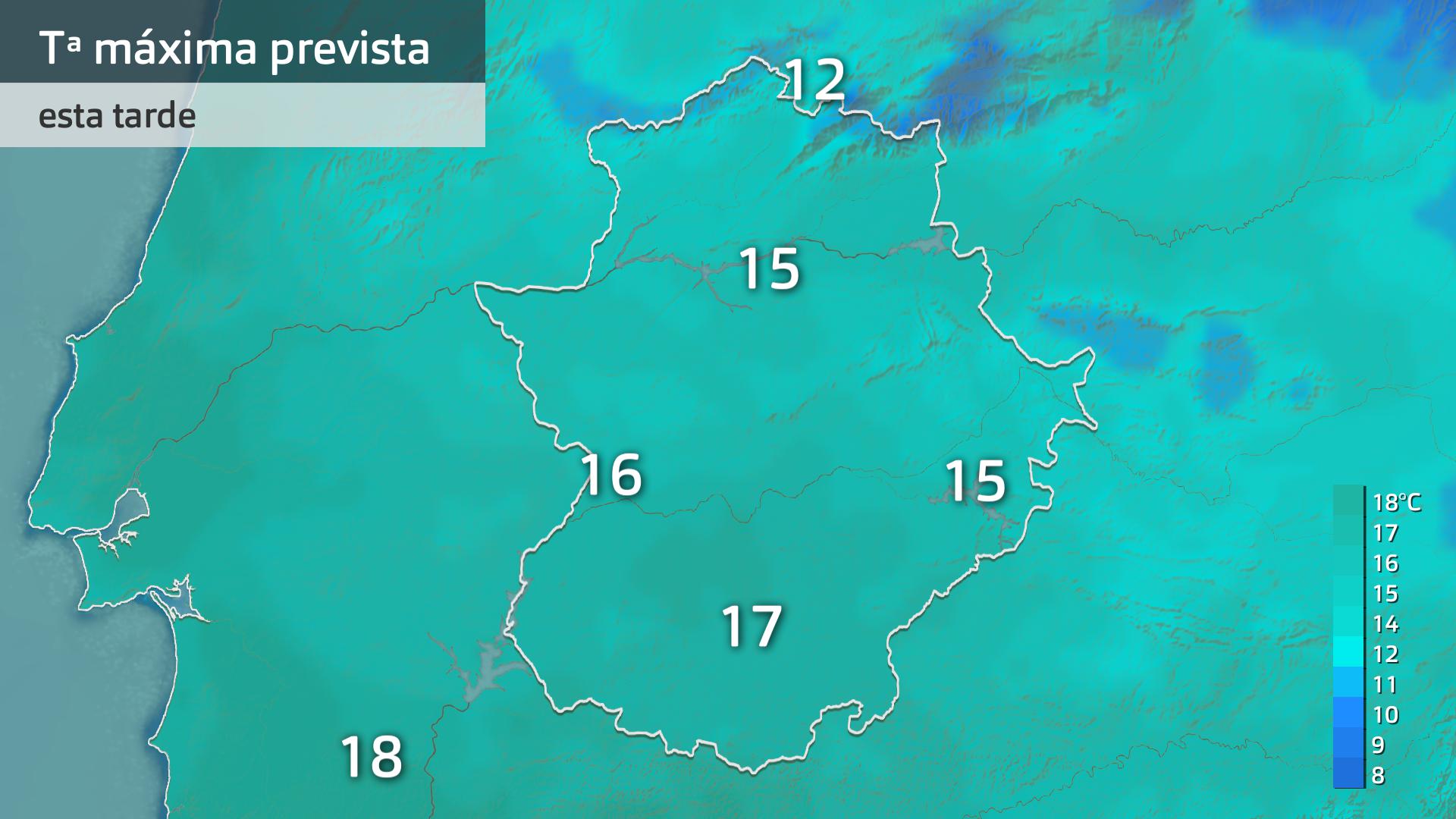 Temperatura máxima prevista para hoy viernes 10 de enero