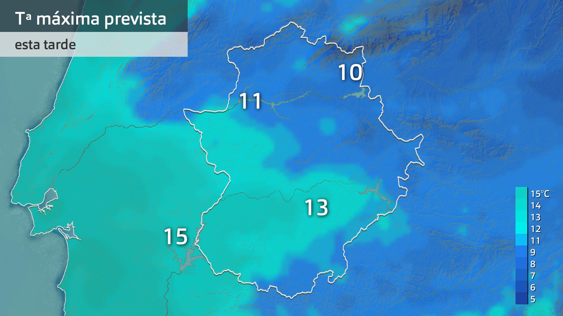 Temperatura máxima prevista para hoy lunes 20 de enero