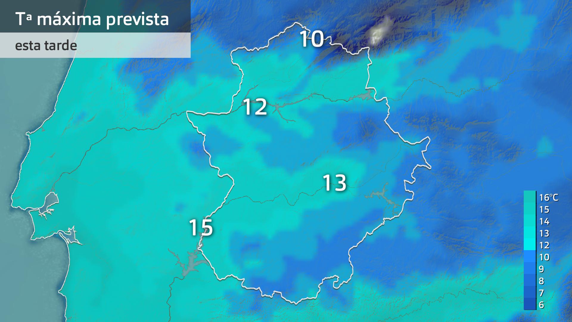 Temperatura máxima prevista para hoy martes 28 de enero