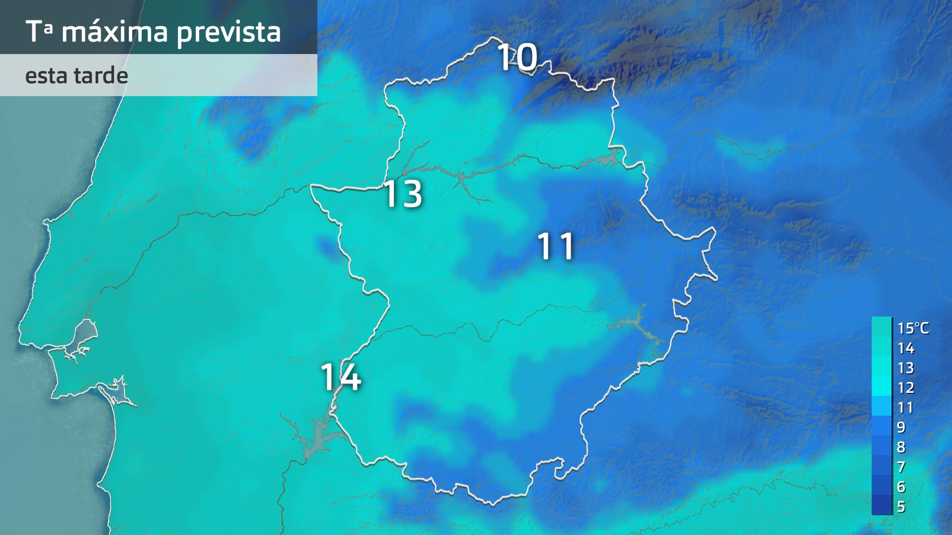 Temperatura prevista para hoy miércoles 29 de enero