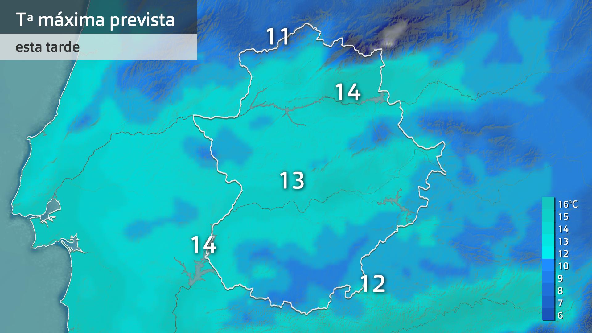 Temperatura máxima prevista para hoy jueves 30 de enero