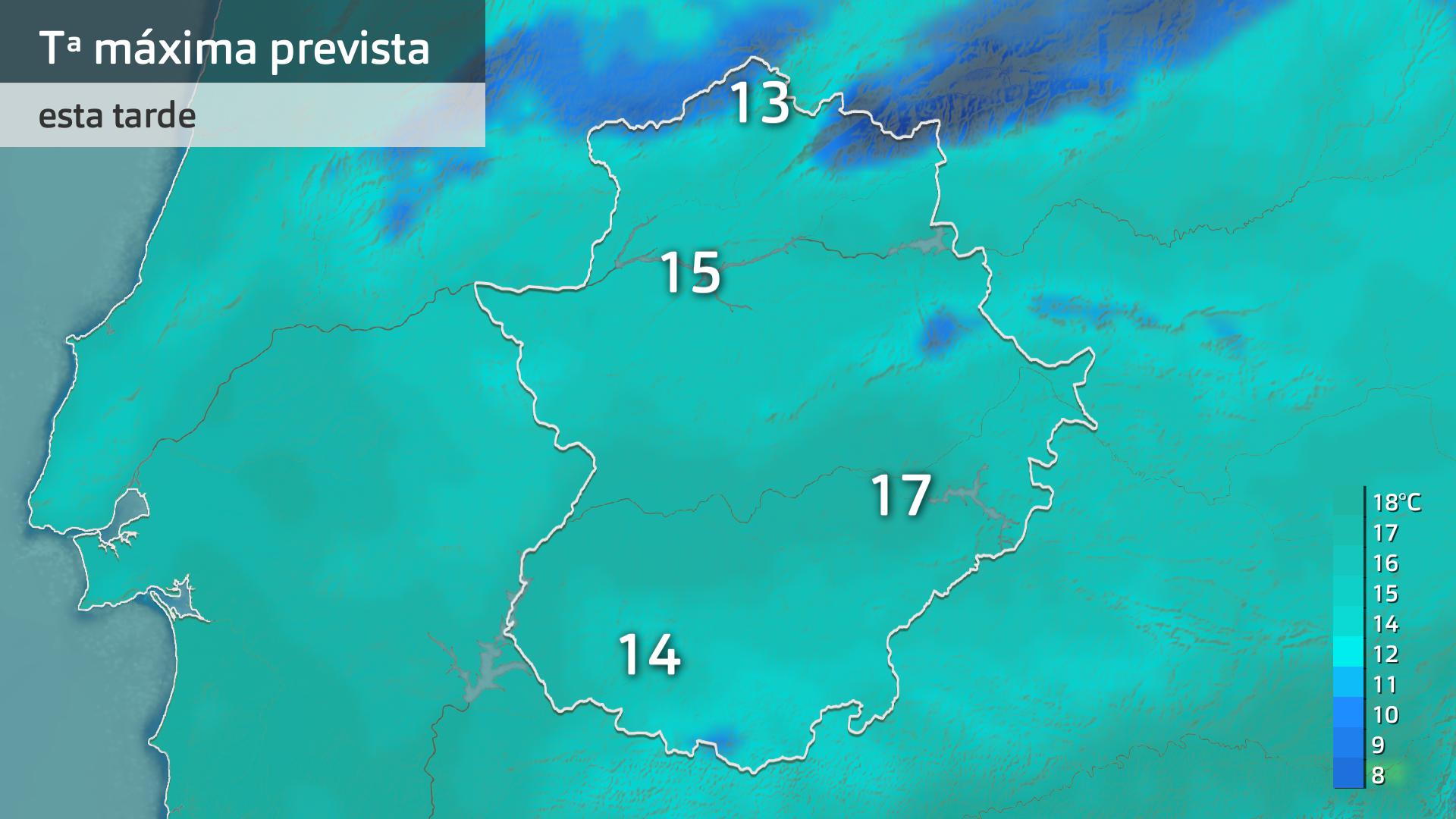 Temperatura máxima prevista para hoy viernes 7 de marzo