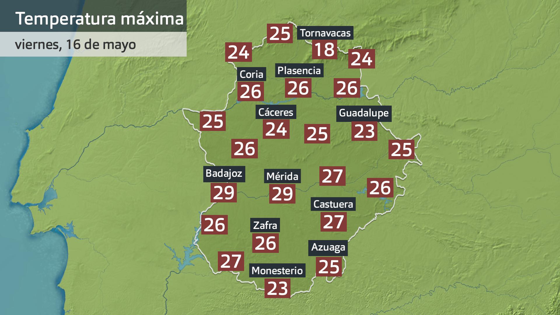 Previsión Extremadura