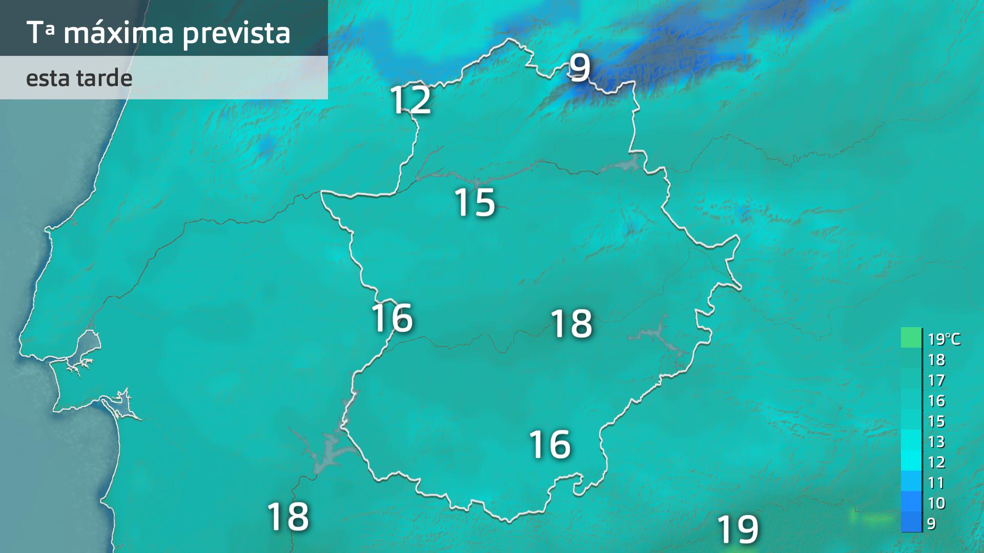 Temperatura máxima prevista para hoy viernes 14 dse noviembre