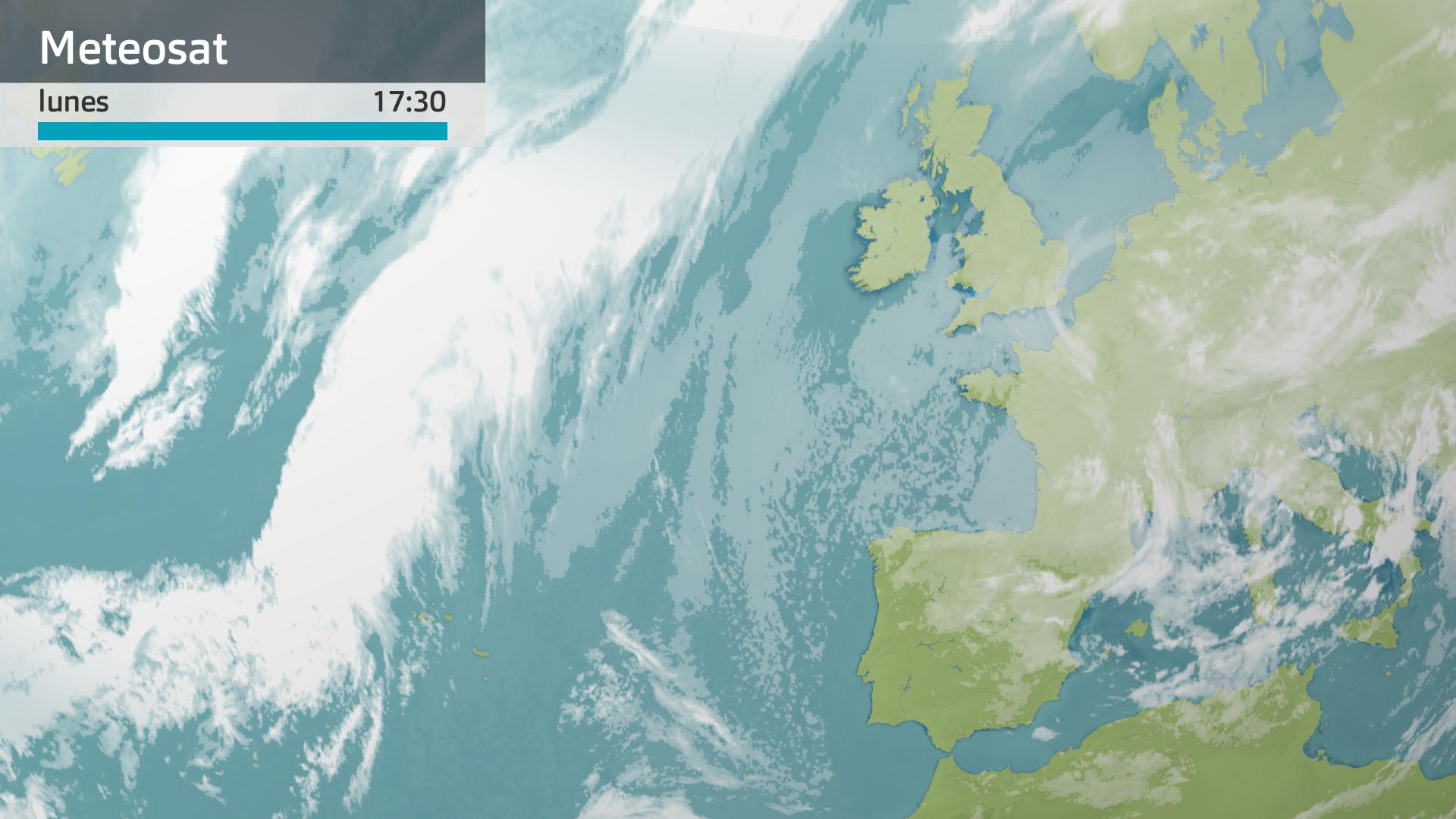Imagen del Meteosat a las 17:30 horas
