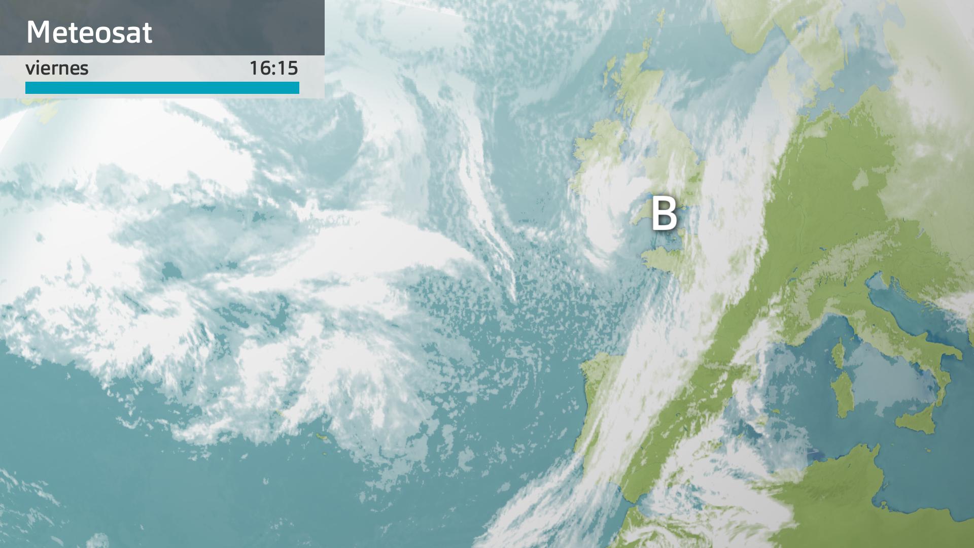 Imagen del Meteosat a las 16:15 horas