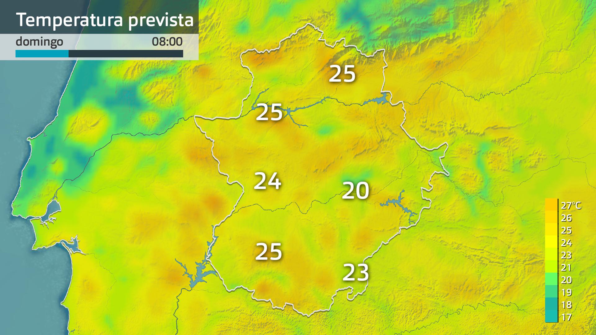 Temperatura mínima prevista