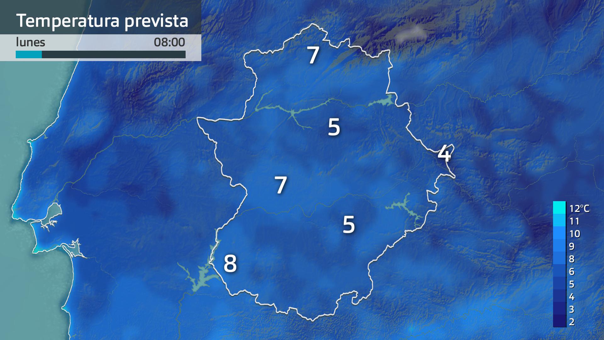 Temperatura mínima prevista