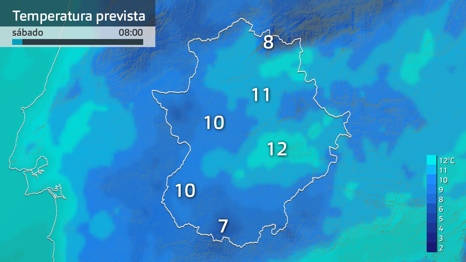 Temperatura mínima prevista