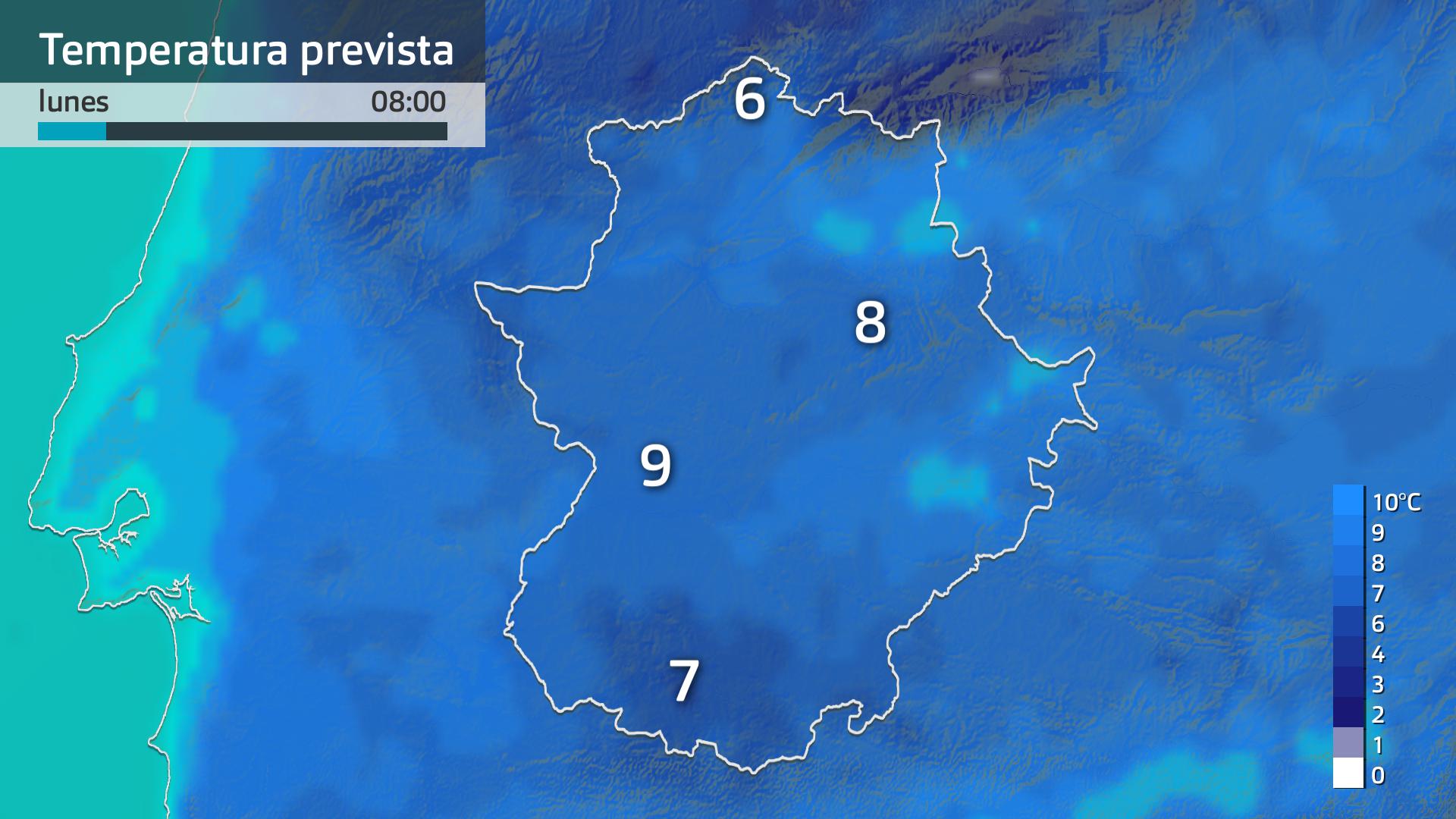 Temperatura mínima prevista