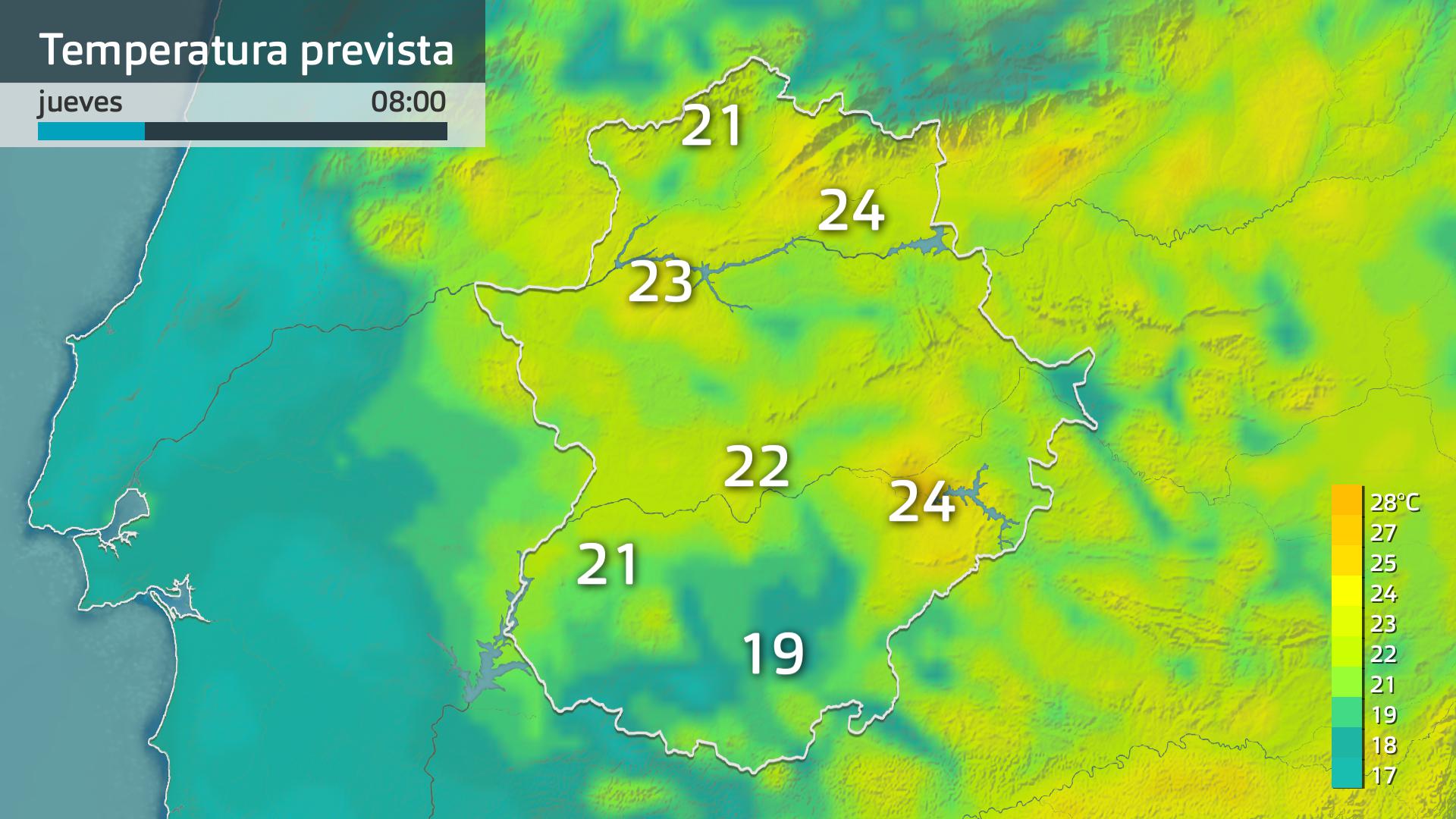Temperatura mínima prevista