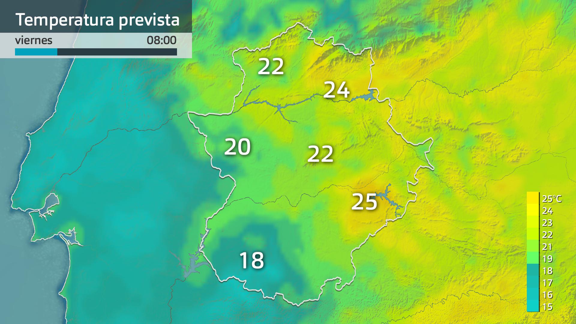 Temperatura mínima prevista