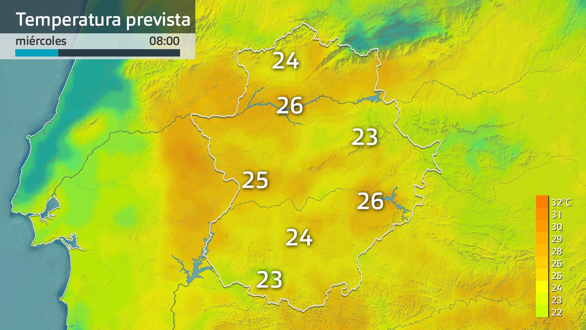 Temperatura mínima prevista