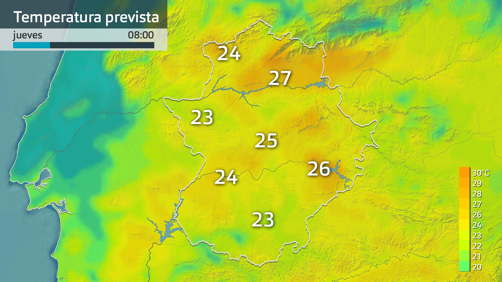 Temperatura mínima prevista