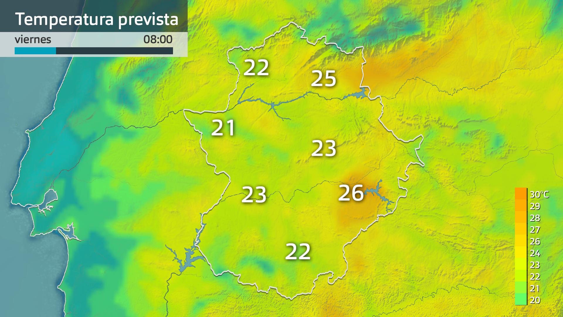 Temperatura mínima prevista