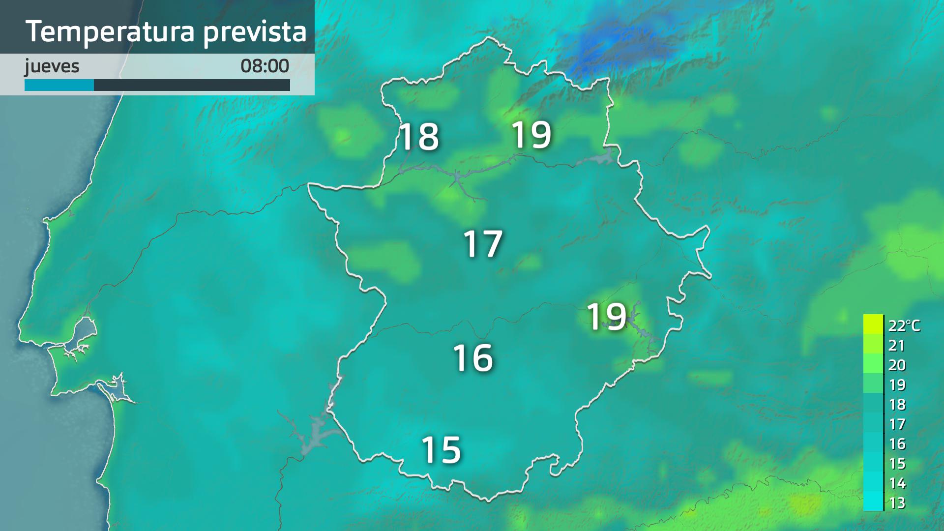 Temperatura mínima prevista