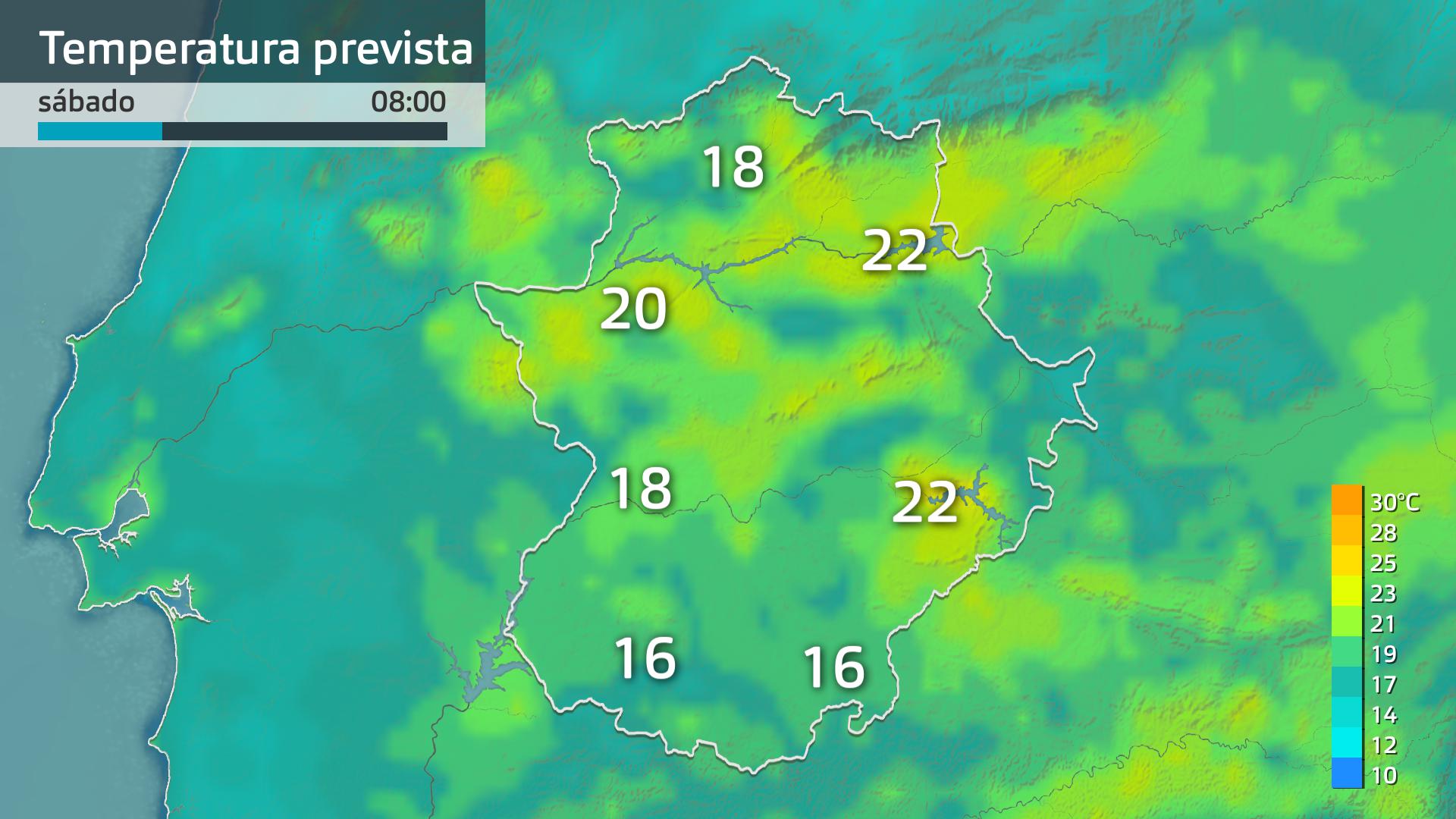 Temperatura mínima prevista