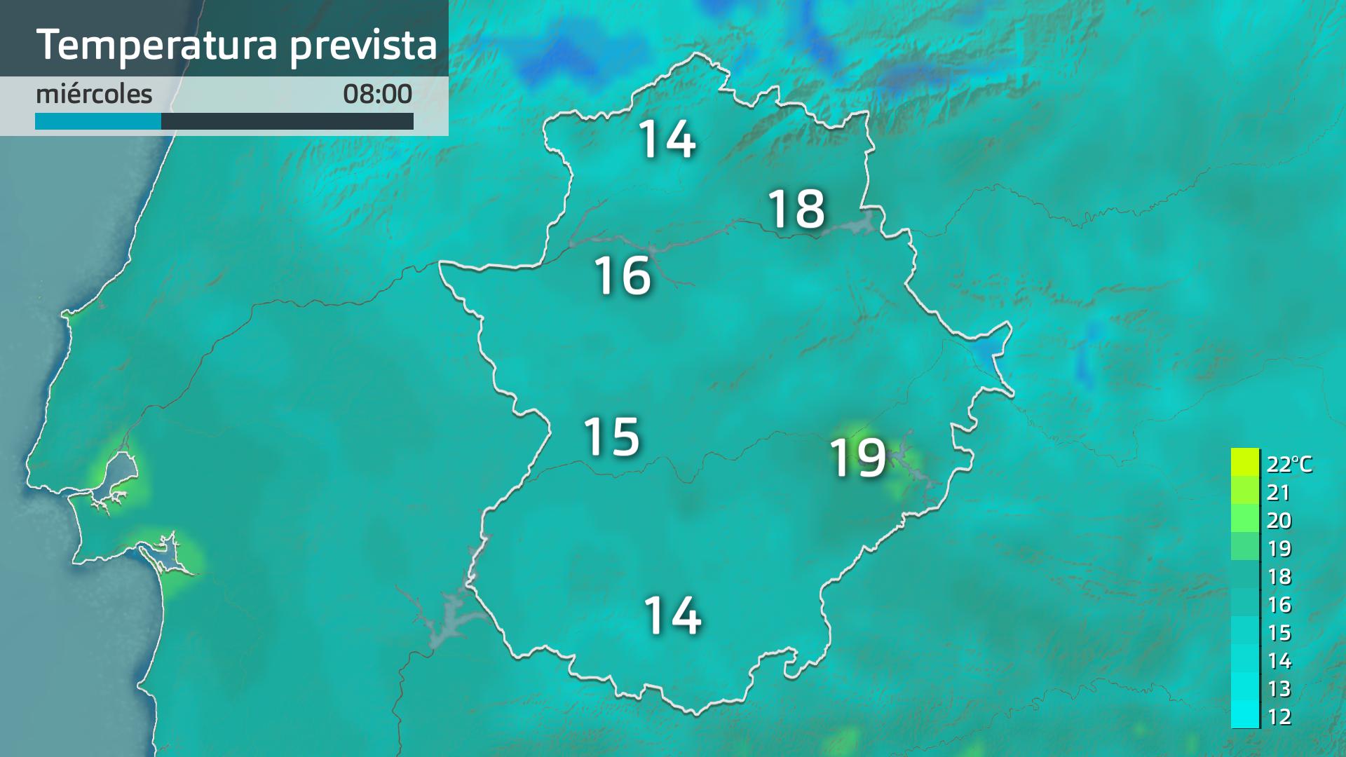 Temperatura mínima prevista