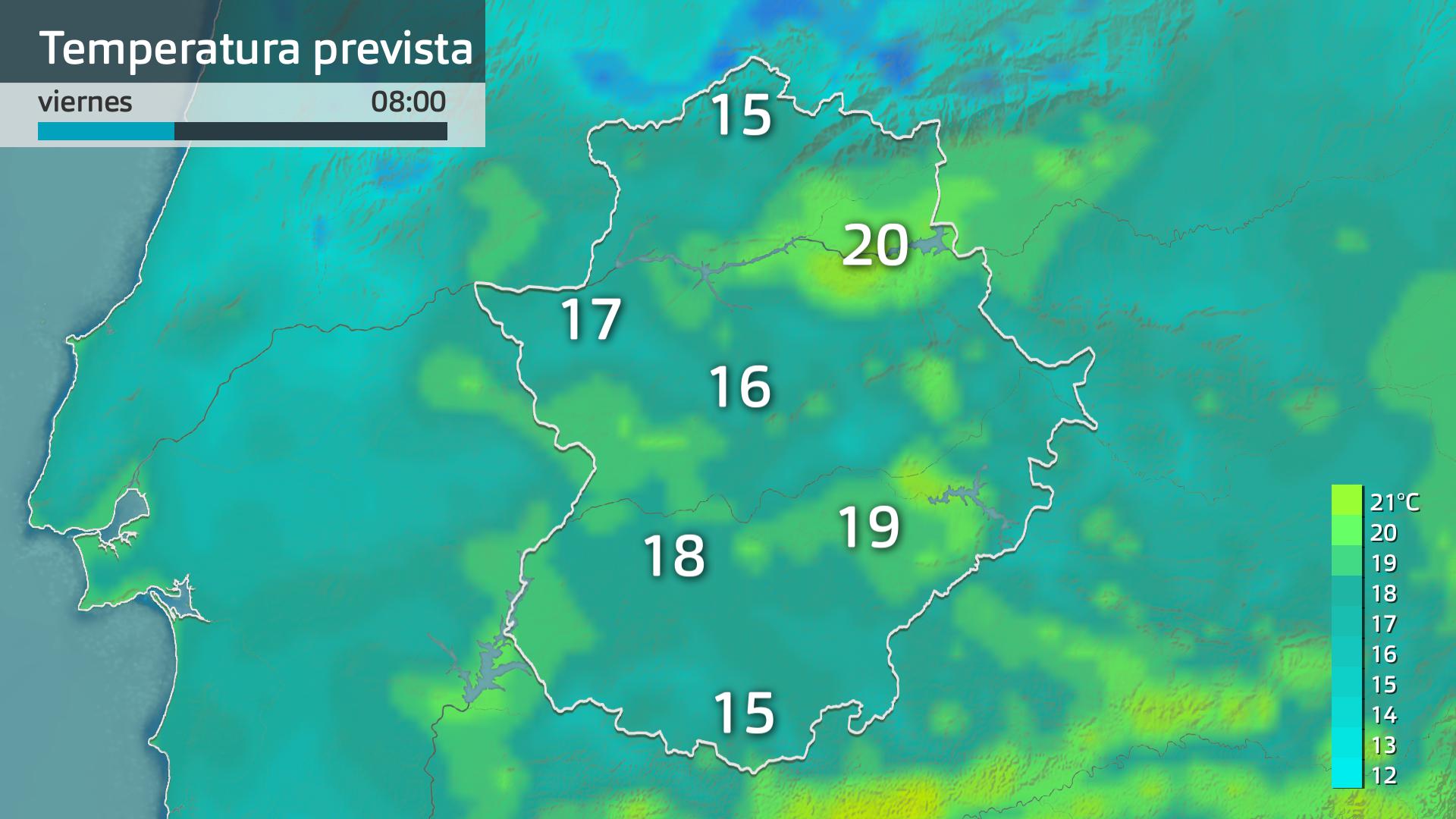 Temperatura mínima prevista