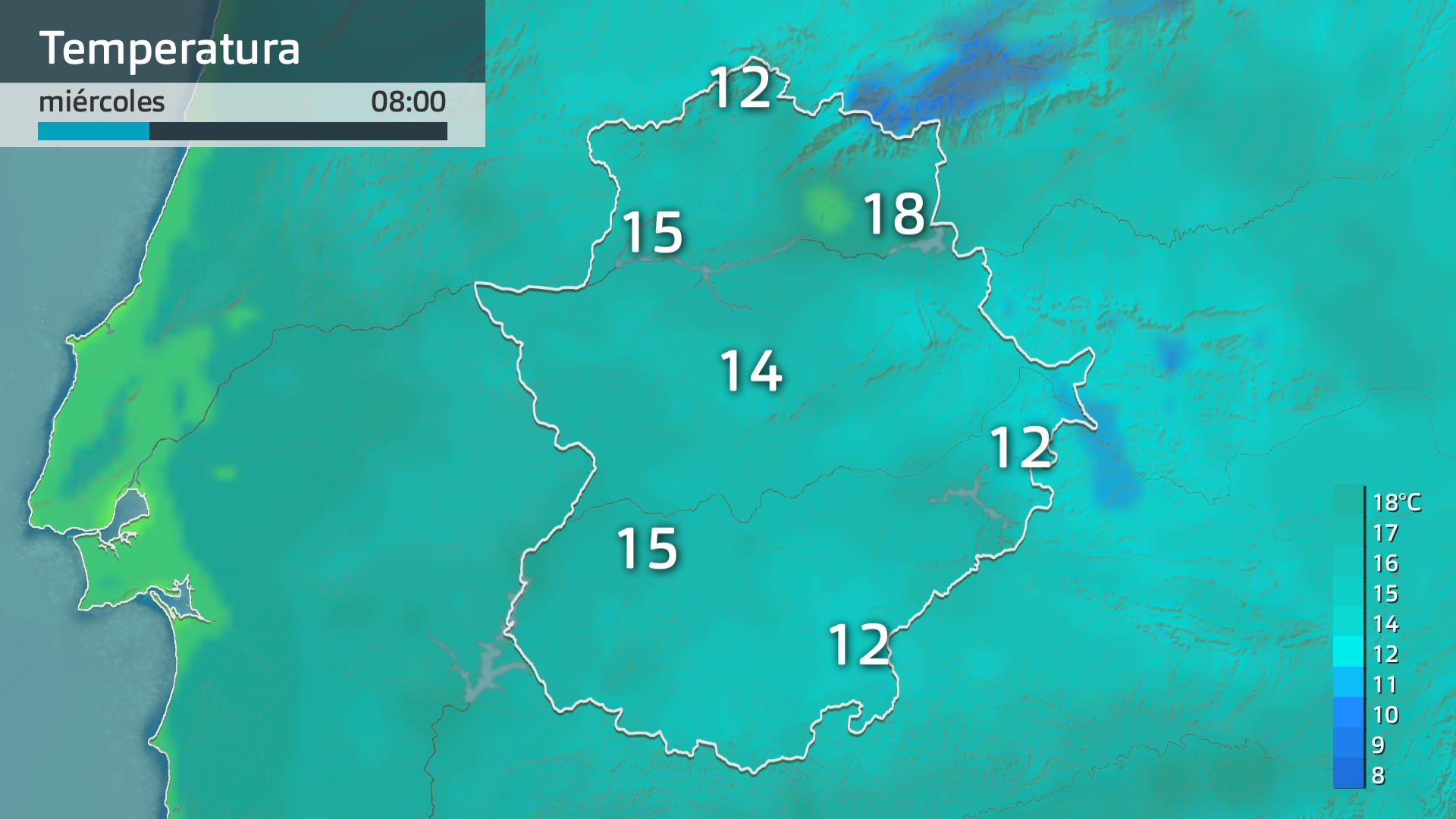 Temperatura mínima prevista