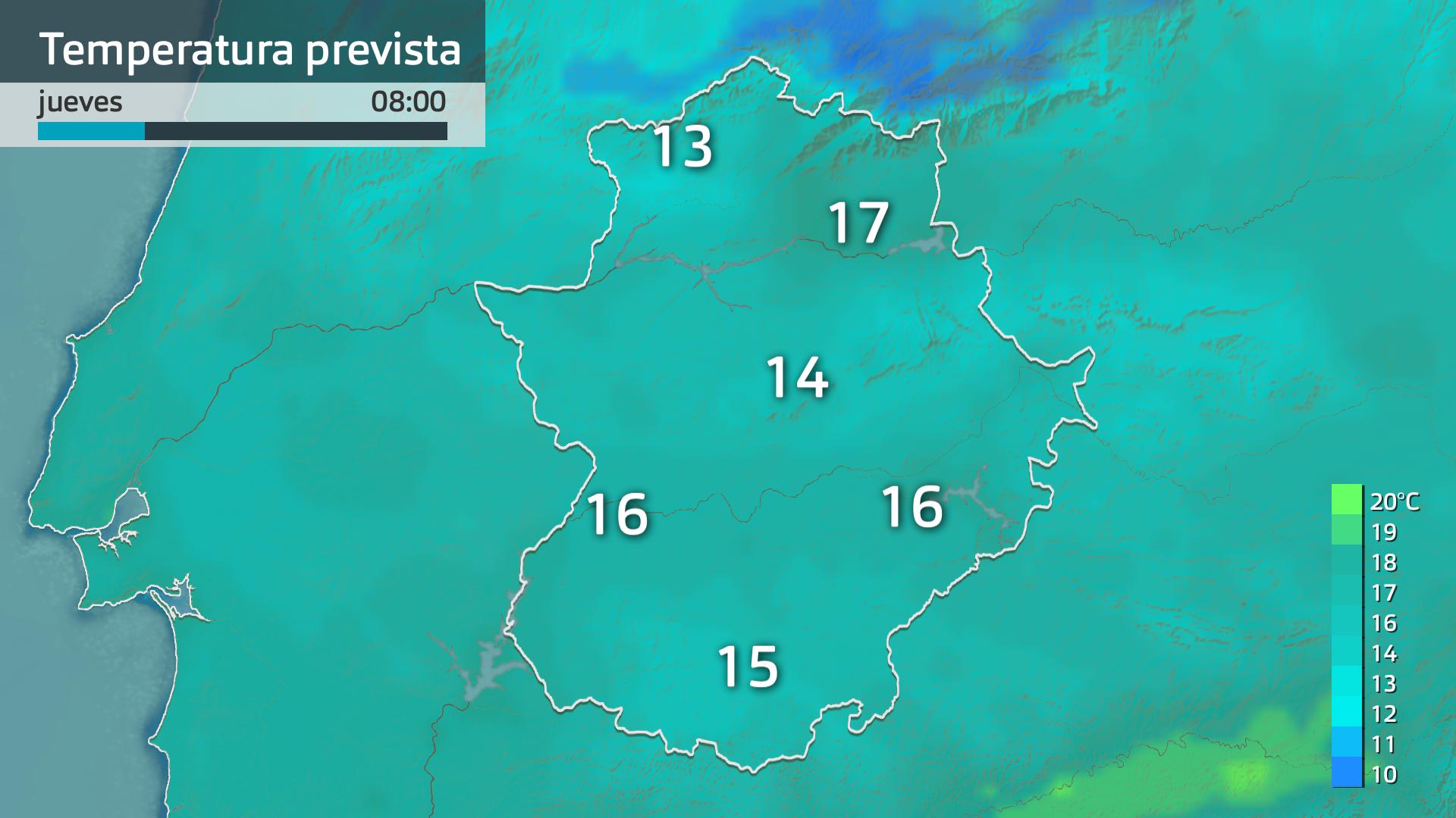 Temperatura mínima prevista