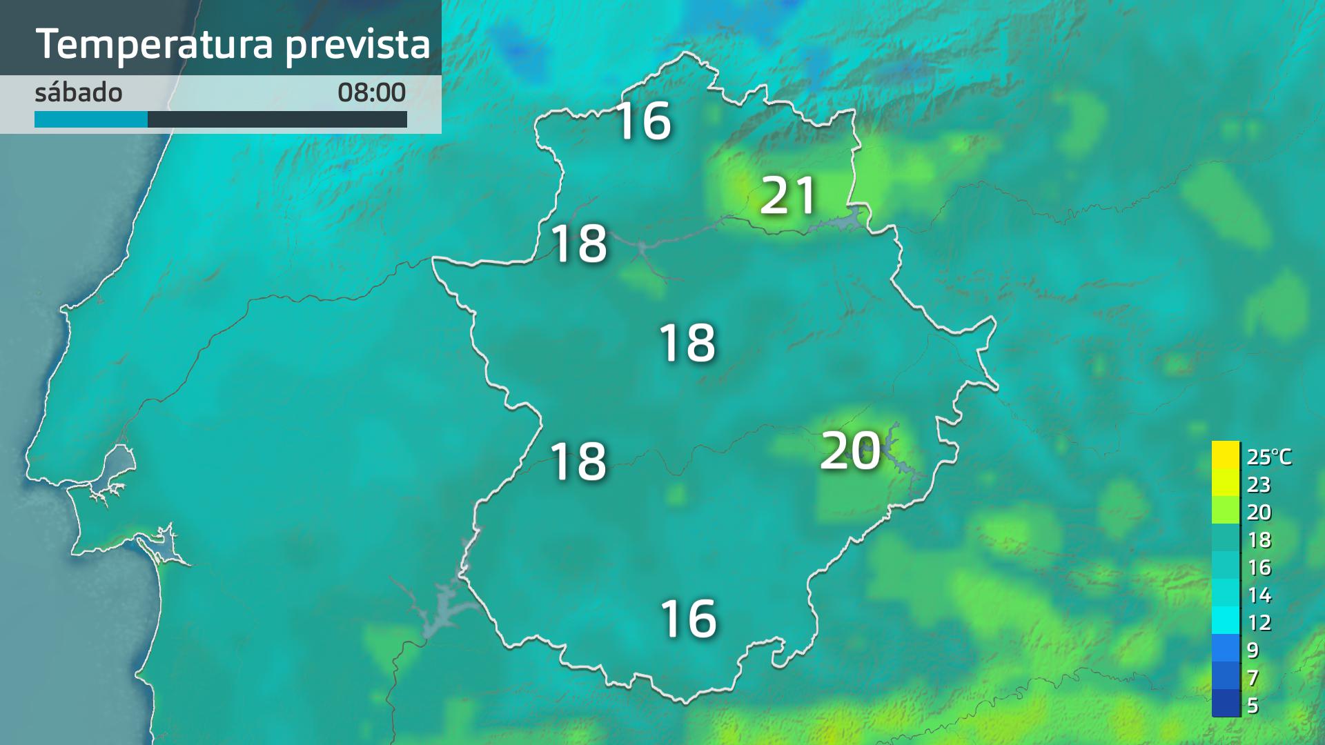 Temperatura mínima prevista